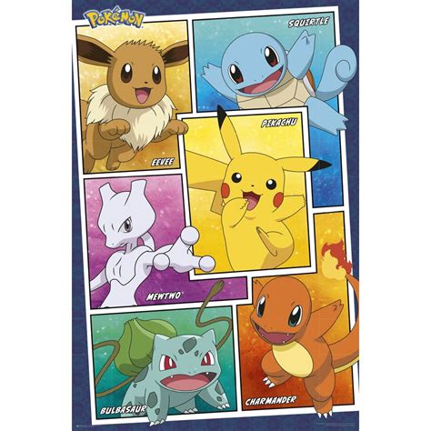 Pokemon Character Panels Posters Big W