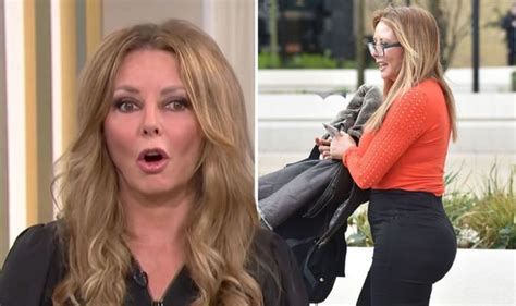 Carol Vorderman Reacts As Fan Apologises But Says It S Her Fault He Almost Ran Her Over