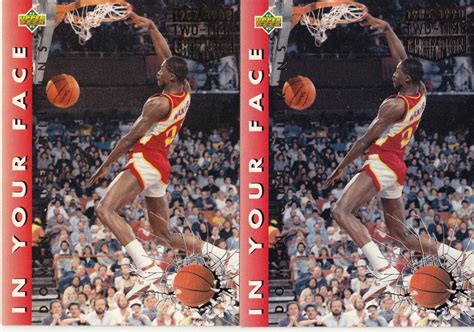 Wilkins was among the best and most inventive drivers to the hoop. Upper Deck '92-93 Michael Jordan and Dominique Wilkins Error Cards - Pro Hoops Journal