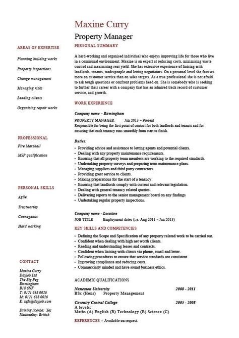 Property manager resume example ✓ complete guide ✓ create a perfect resume in 5 minutes using our resume examples & templates. Property Manager resume, example, sample, template, job ...