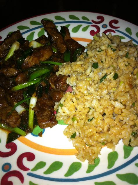 May be prepared in advance and reheated before serving. Homemade Mongolian Beef & Fried Rice | Recipe - Simply Elliott