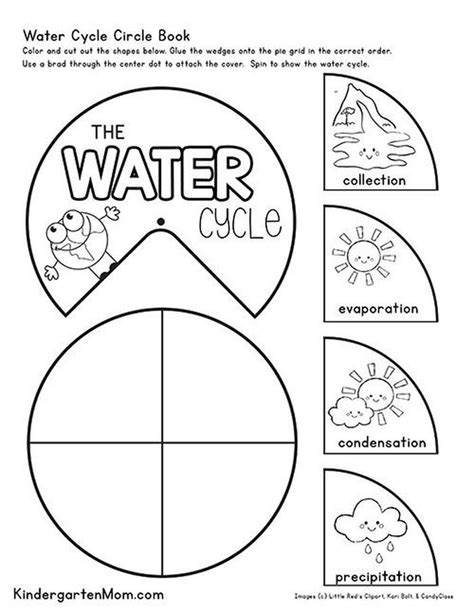 Water Cycle Worksheet For Kids