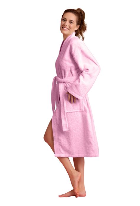 Towelnrobe Deluxe Spa Style Women Terry Kimono Bathrobe