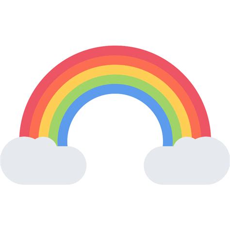 Rainbow Vector SVG Icon - SVG Repo