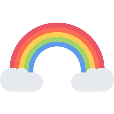 Rainbow Vector SVG Icon - SVG Repo
