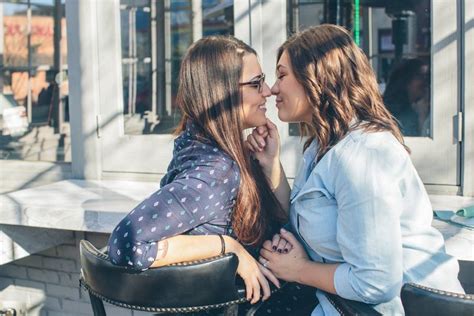 Texas Brunch Inspired Lesbian Engagement Equally Wed Modern Lgbtq