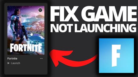 How To Fix Fortnite Not Launching On Pc Youtube
