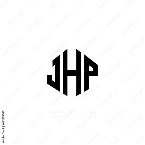 Jhp Letter Logo Design With Polygon Shape Jhp Polygon Logo Monogram