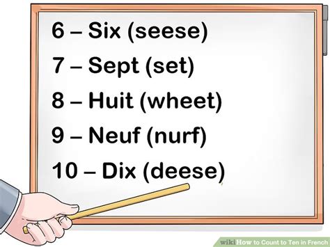3 Ways To Count To Ten In French Wikihow