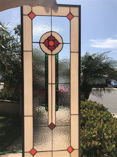 Simple And Classic The Shelton Stained Glass Window Panel Or