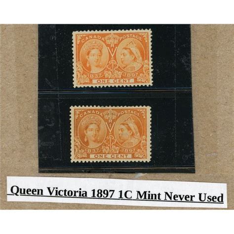 Queen Victoria 1897 1c Mint Never Used Stamps Schmalz Auctions