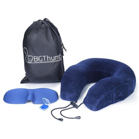 The airplane travel bed isn't quite a pillow it is more like a bed that fills the legroom gap on the airplane, allowing kids to lay down. BIGThumb Travel Pillow Breathable Super Soft 100% Pure Memory Foam Plush Velour Airplane Pillow ...