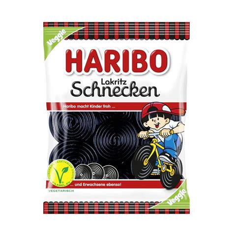 Haribo Black Licorice Wheels Candy From Germany 175g 61 Oz