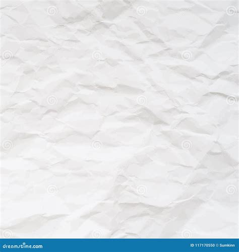 Crumpled Paper Seamless Texture Vector Illustration