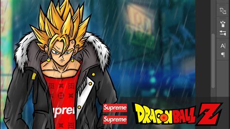 Supreme Vegito Photoshop Speed Art Hypebeast