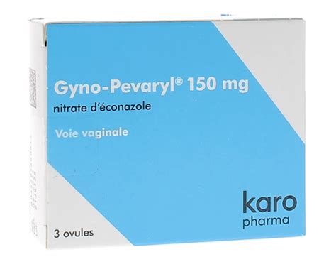 Gyno Pevaryl 150mg ovule boîte de 3 ovules