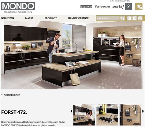 Die balance zwischen modernem design und klassischem landhausstil gelingt besonders gut in der schwarzen mattlack ausführung. Mondo Küchen - Küchen Handelsmarken - Küchenhersteller ...