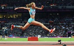 Olga Rypakova, do Cazaquistão, é ouro no salto triplo em Londres ...