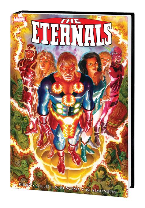 The eternals ilk olarak 1976 yılında yayınlanmaya başladığında kapağında tanrılar dünyada yürürse! yazıyordu. MAR201090 - ETERNALS COMPLETE SAGA OMNIBUS HC ROSS CVR ...