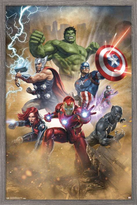 Marvel Cinematic Universe: Avengers: Fantastic Poster - Walmart.com ...