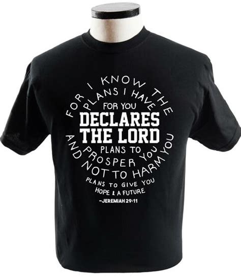 Jeremiah 2911 Holy Bible Verse Christian Tee T Shirt On Storenvy