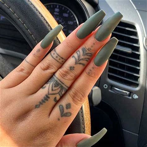 stunning olive green nail designs   copy   women fashion lifestyle blog