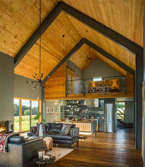 Amazing Small And Cozy Modern Style Barn House Getaway In Vermont