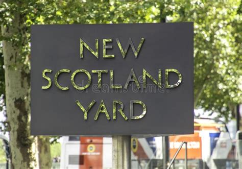 New Scotland Yard Sign Stock Image Image Of Historic 157671571
