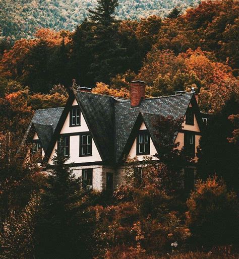 This Is So Beautiful Autumn Aesthetic House Exterior Places
