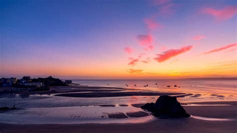 Kostenlose Bild Strand Meer Sonnenuntergang Wasser Dawn Sonne