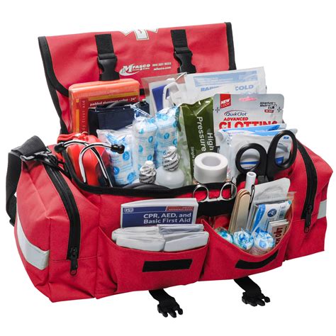 Emergency Medical Kit Bag 160 Pieces Mfasco Health And Safety