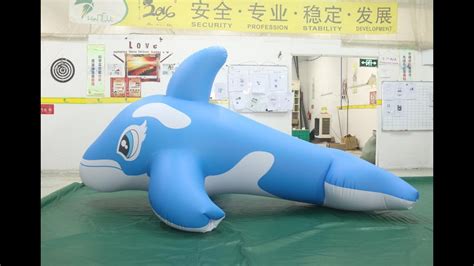 Inflatable Whale Suit Hongyi Animals Suit Bondage Pvc Costume Youtube