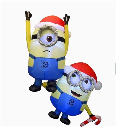 Despicable Me Ft Lighted Minion Christmas Inflatable