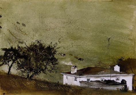 Andrew Wyeth 1917 — 2009 Usa Hill Pasture 1957 Watercolor 13 12 X