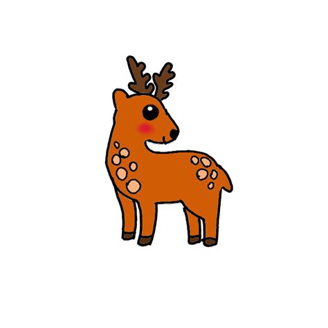 How To Draw A Deer Step By Step Easy Drawing Guides Drawing Howtos