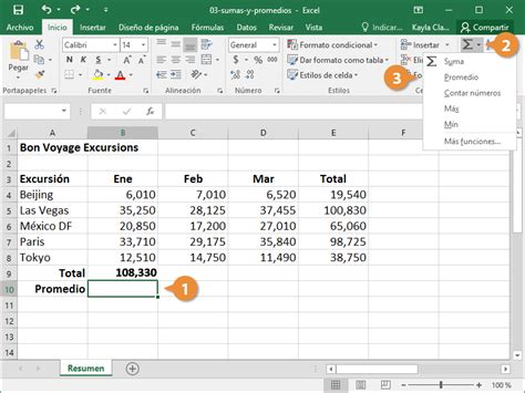 Cómo Sacar un Promedio en Excel