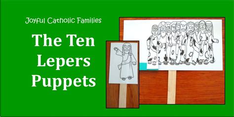 The Ten Lepers Puppets