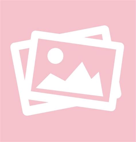 Pale Pink Photos Icon Ícone De App Ícones Personalizados Ícones