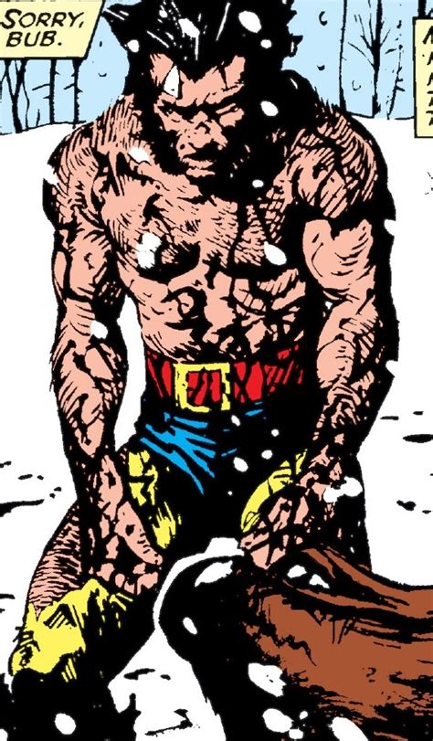 Shirtless Men In Comics — Shirtless Wolverine By John Bolton
