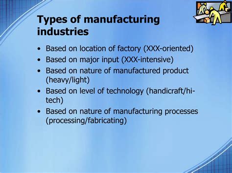 Ppt Manufacturing Industries Powerpoint Presentation Free Download