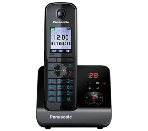 Buy online now at telephones online digital cordless phones, corded phones, bt phones, dect phones, answering machines, baby monitors. PANASONIC KX-TG8161EB Cordless Phone with Answering ...