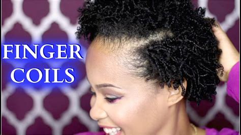 If you follow natural hair youtube or instagram pages it feels like you're always seeing tutorials for styles like this. How To Finger Coils on Natural Hair How to Style Natural ...