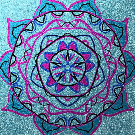 Grunge Mandala Digital Art By Brandi Yates Fine Art America
