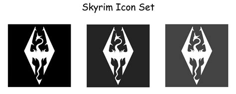 Skyrim Icons By Thepandapredator On Deviantart