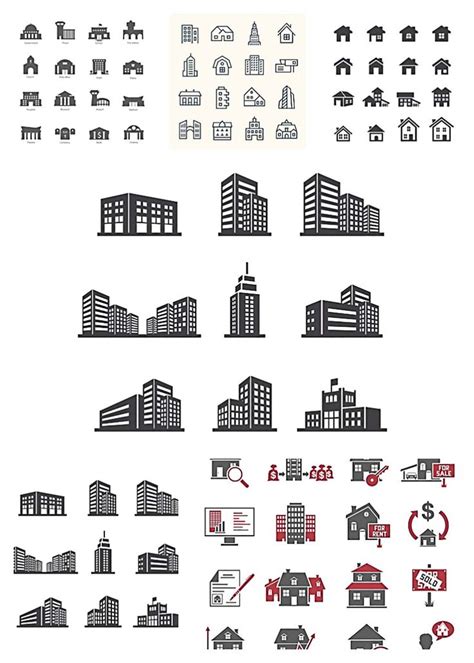 Real Estate Icon Set Vectors Free Download Real Estate Icons Free