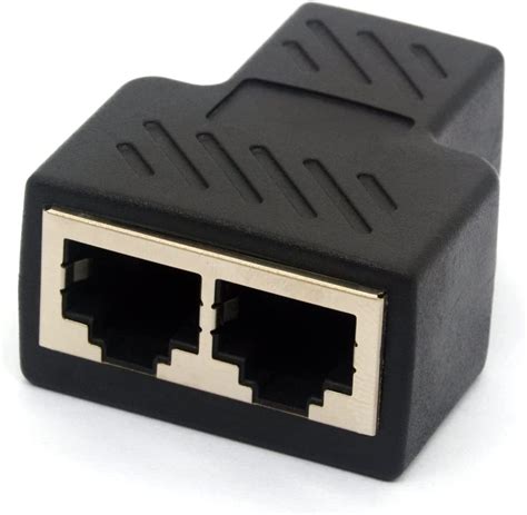 Openii Connettore Sdoppiatore Rj45 Adattatore Rj45 Da 1 A 2 Ethernet