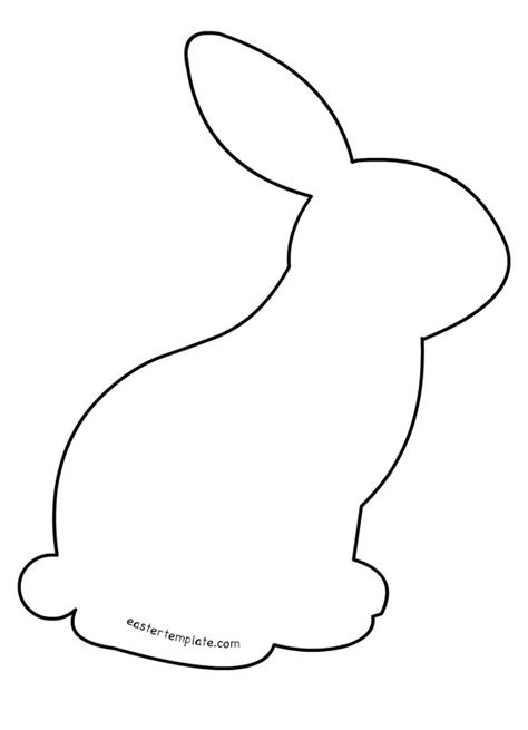 3 unsorted bunny templates are collected for any of your needs. Easter Template - Have fun with free printables Easter ...