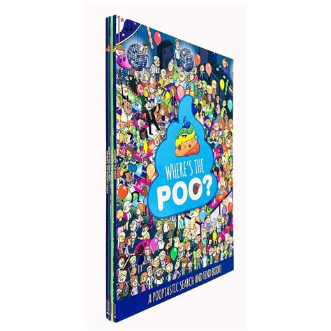Wheres The Poo Search And Find Collection 4 Books Set By Alex Hun