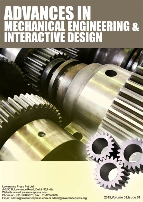 Advances In Mechanical Engineering And Interactive Designc Lawarencepress