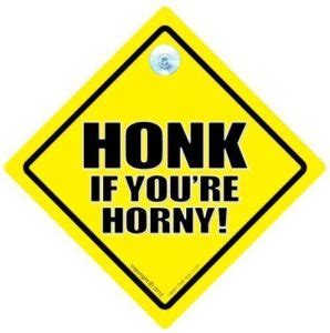 Driving Iwantthatsign Com Honk If Youre Horny Car Sign Honk If Your
